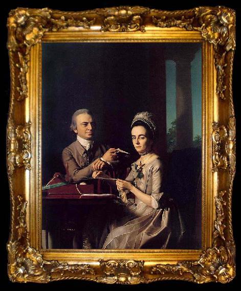 framed  John Singleton Copley Mr. and Mrs. Thomas Mifflin, ta009-2